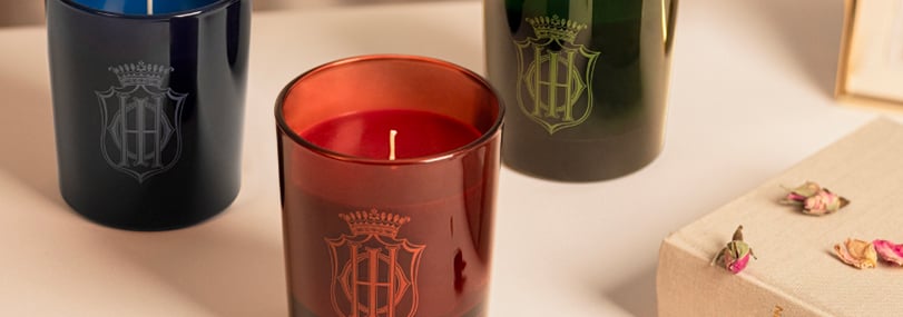 3 scented candles